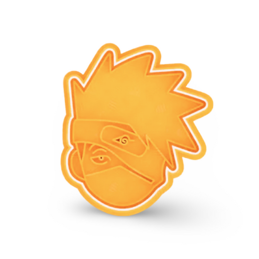 Naruto cookie cutter with stamp