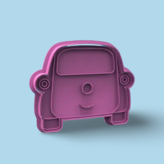 Plim Plim- Car cookie cutter with stamp