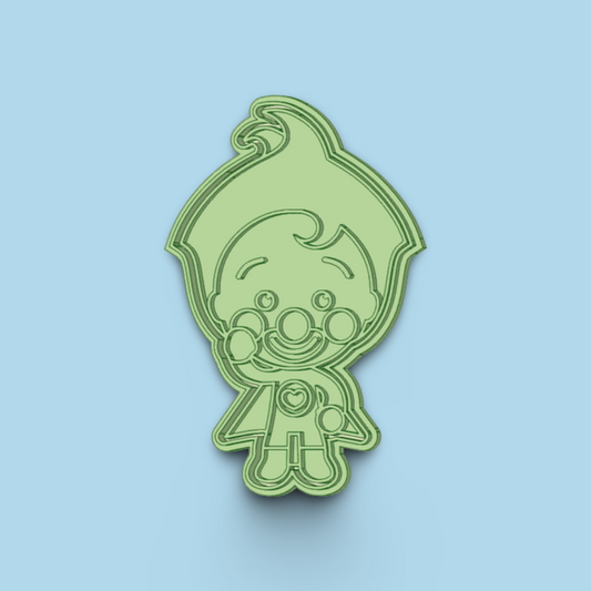 Plim Plim cookie cutter with stamp