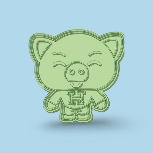 Hoggie - Plim Plim cookie cutter with stamp