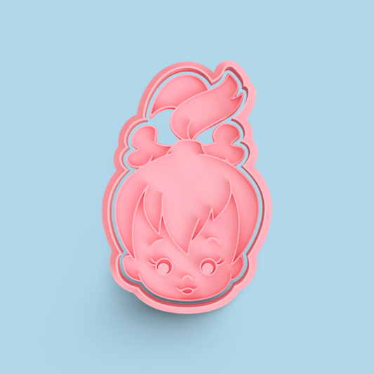 Flintstones cookie cutters with stamp