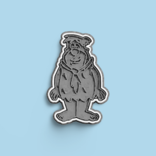 Flintstones cookie cutters with stamp