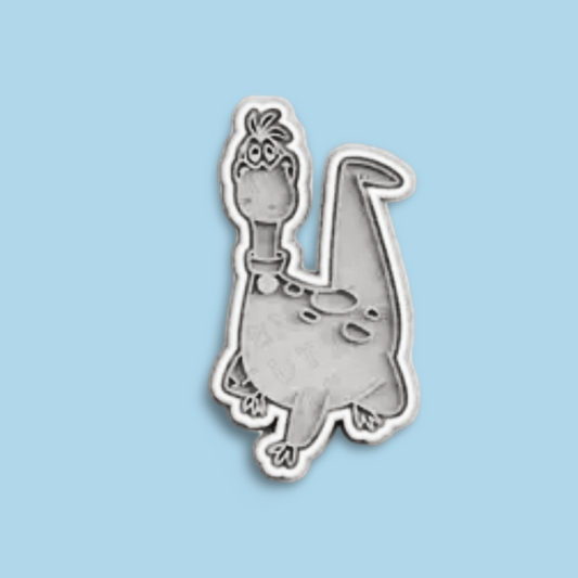 Flintstones cookie cutters with stamp
