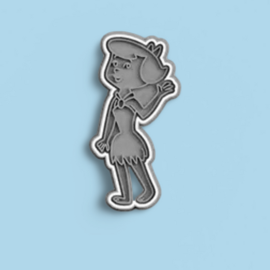 Flintstones cookie cutters with stamp