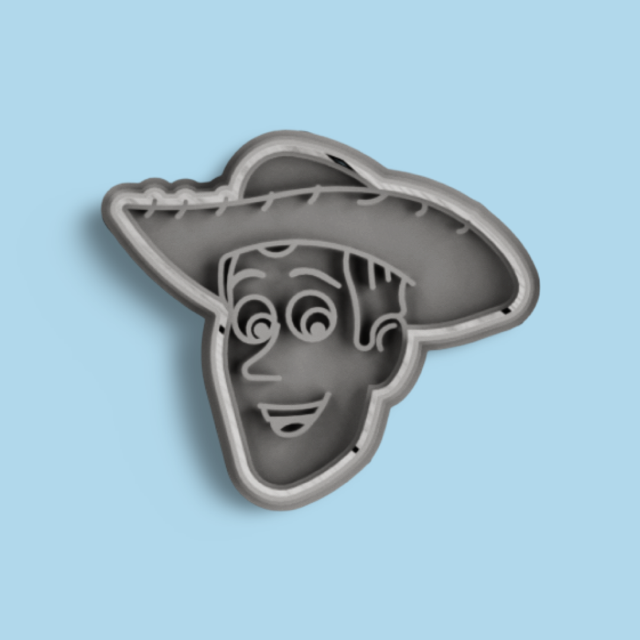 Toy Story  cookie cutter with stamp
