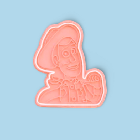 Toy Story  cookie cutter with stamp