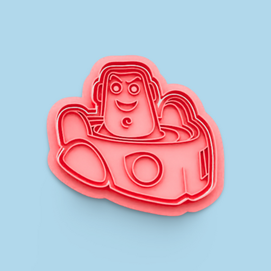 Toy Story cookie cutter with stamp