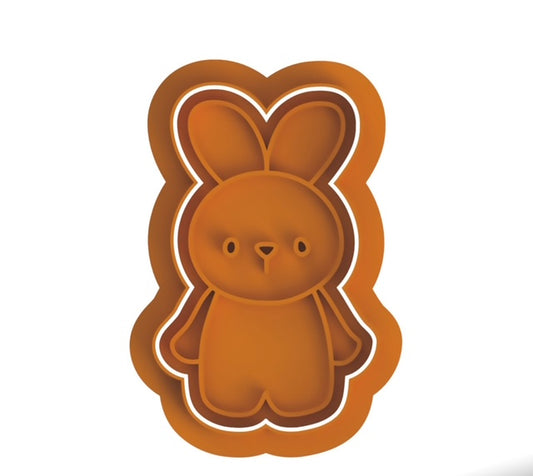 Bunny cutter with stamp