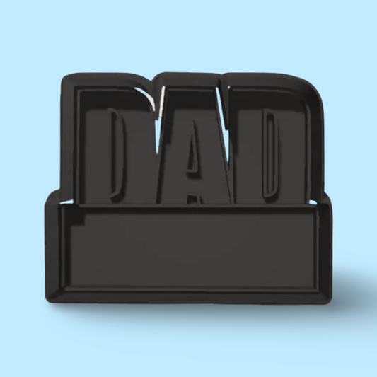 DAD PLAQUET cookie cutter with stamp