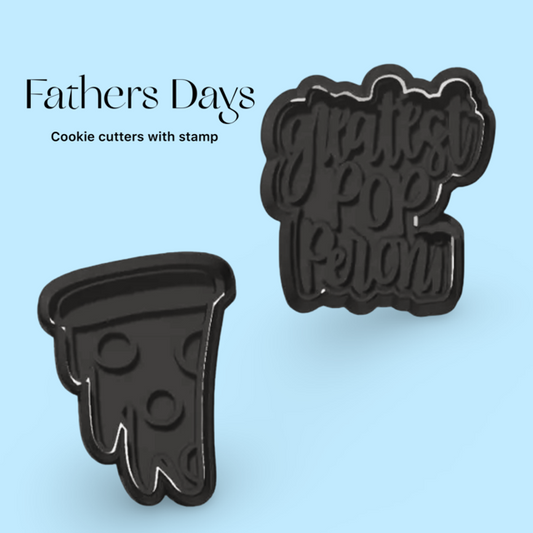 Greatest POP Peroni Set 2 cookie cutter with stamp