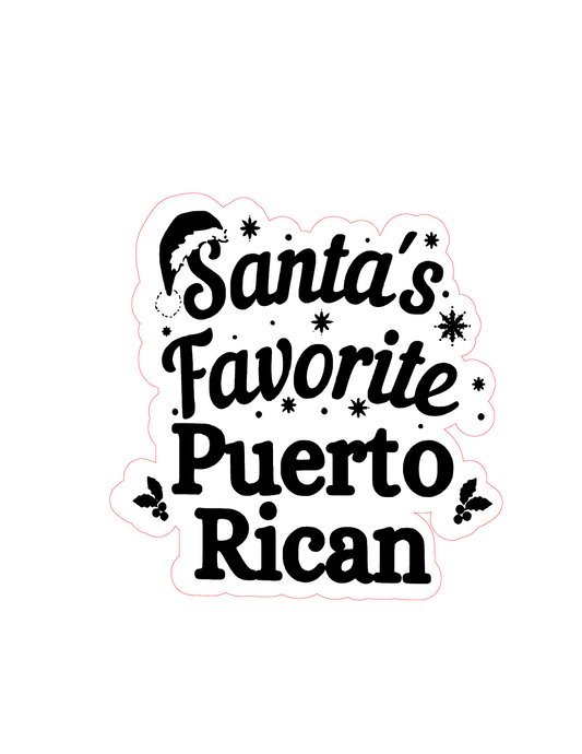 Santa Favorite Puerto Rican Cookie Embosser Acrylic