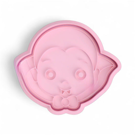 Vampire cookie cutter with stamp