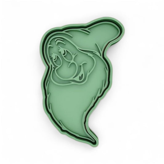 Dwarfs #2-Snow white cookie cutter with stamp