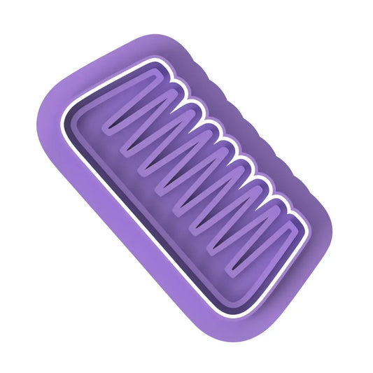 Hairdresser Comb cookie cutters with stamp