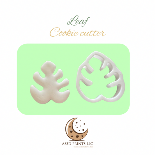 Leaf cookie cutter