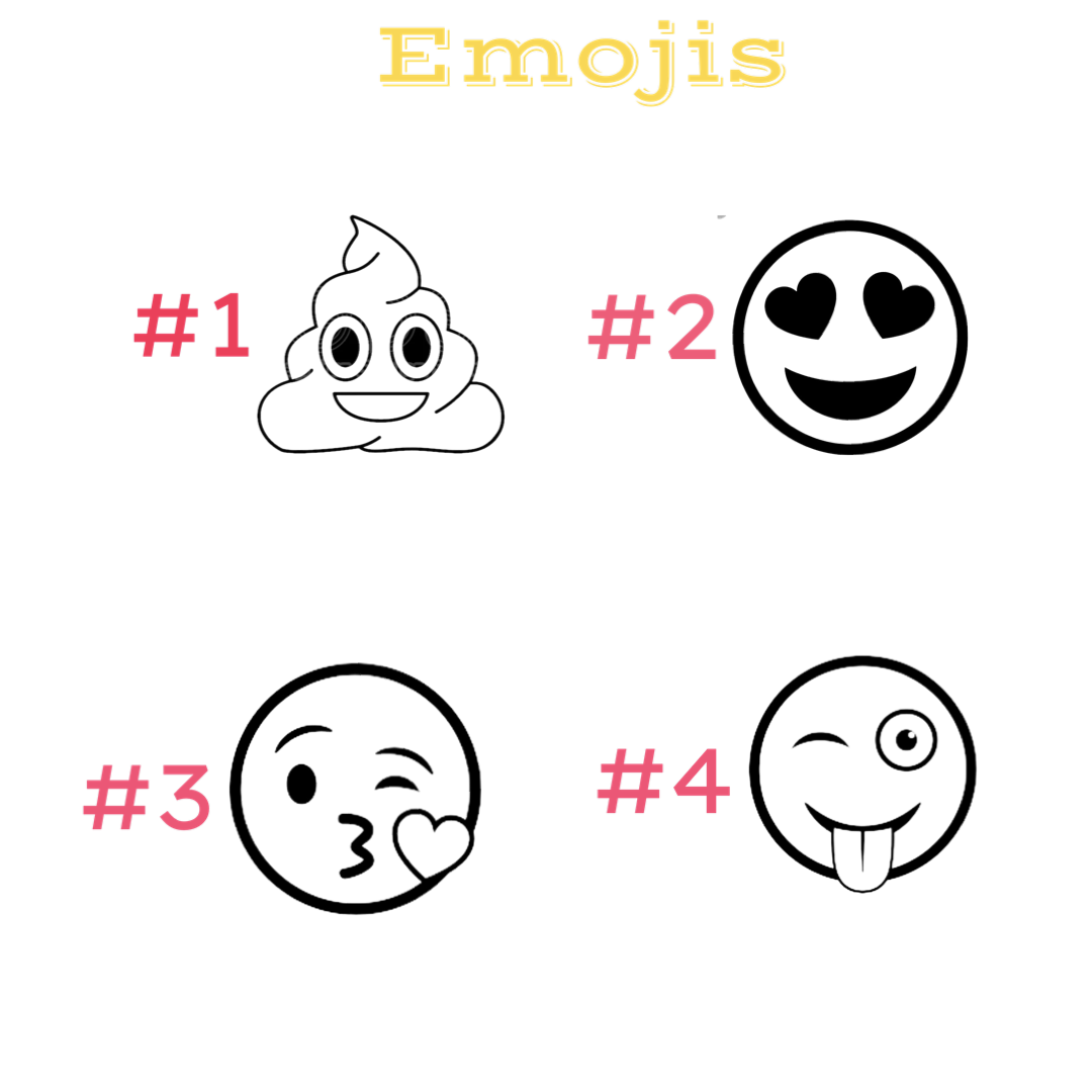 EMOJI cookie cutter with stamp