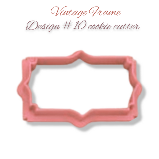Vintage Frame Design #10 cookie cutter