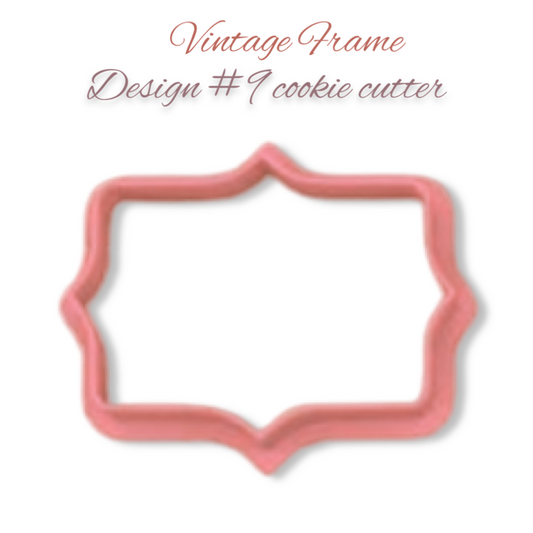 Vintage Frame Design #9 cookie cutter
