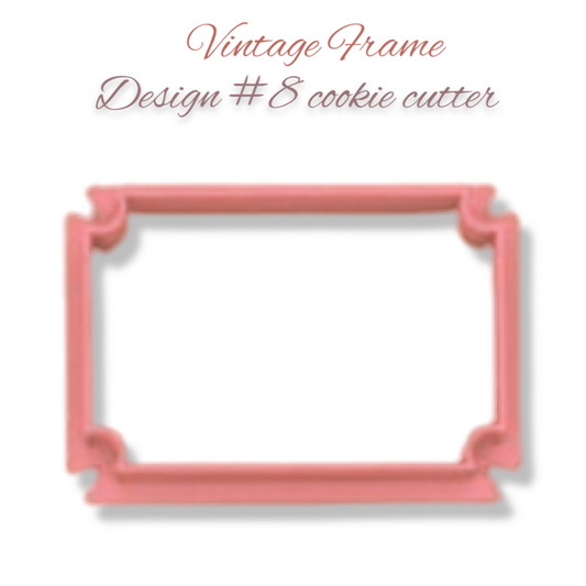 Vintage Frame Design #8 cookie cutter