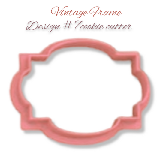 Vintage Frame Design #7 cookie cutter