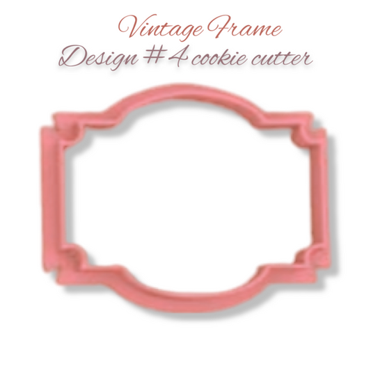 Vintage Frame Design #4 cookie cutter
