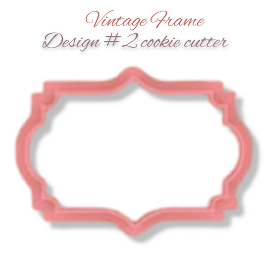 Vintage Frame Design #2 cookie cutter