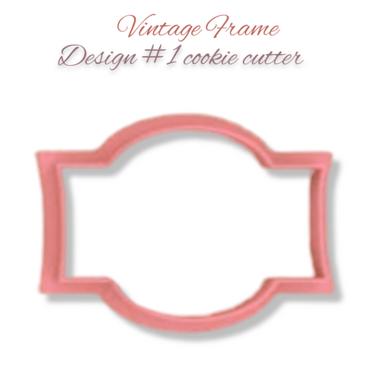Vintage Frame Design #1 cookie cutter