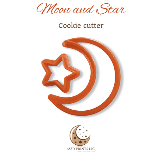 Moon and Start cutter with stamp