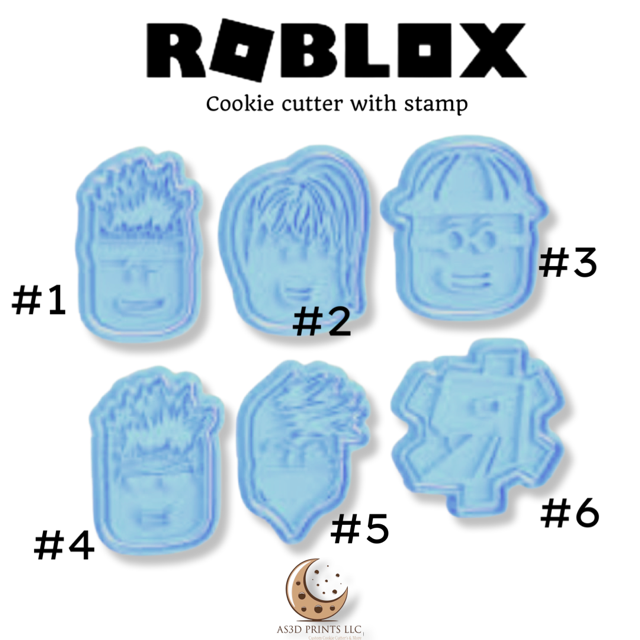 Roblox cookie cutter with stamp