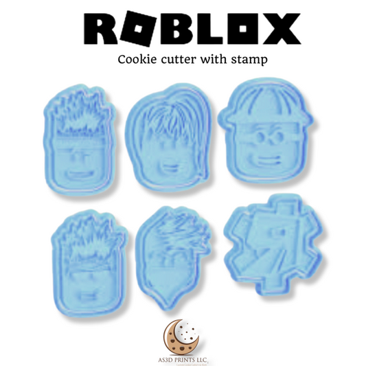 Roblox cookie cutter with stamp