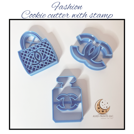 Fashion cookie cutter with stamp