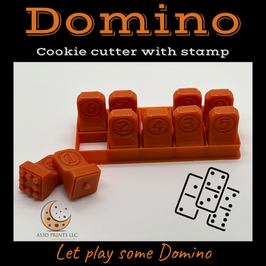 Domino cookie cutter