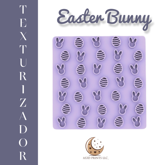Fondant Stamp Impression Bunny and Egg