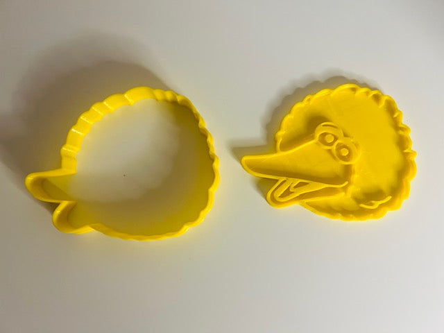 Sesame Street cookie cutter with stamp