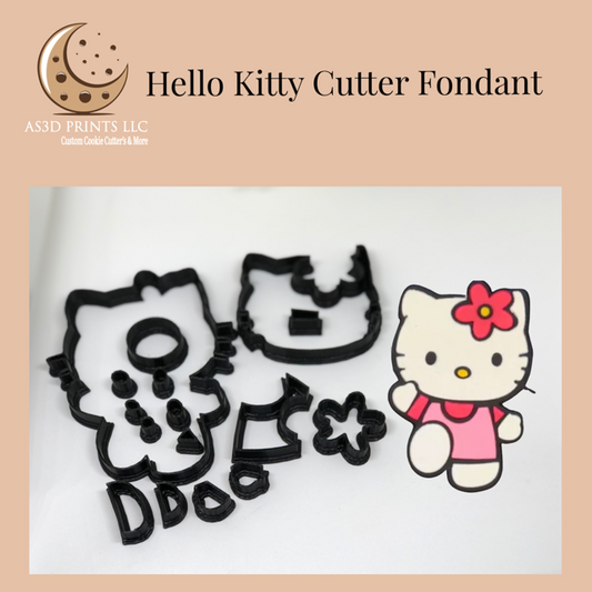 HELLO KITTY cutter fondant