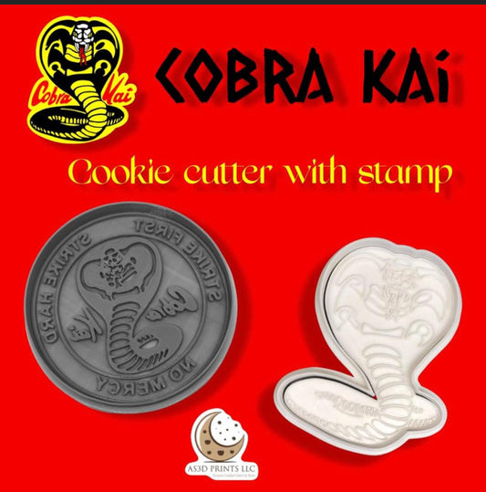 COBRA KAI  cookie cutter with stamp
